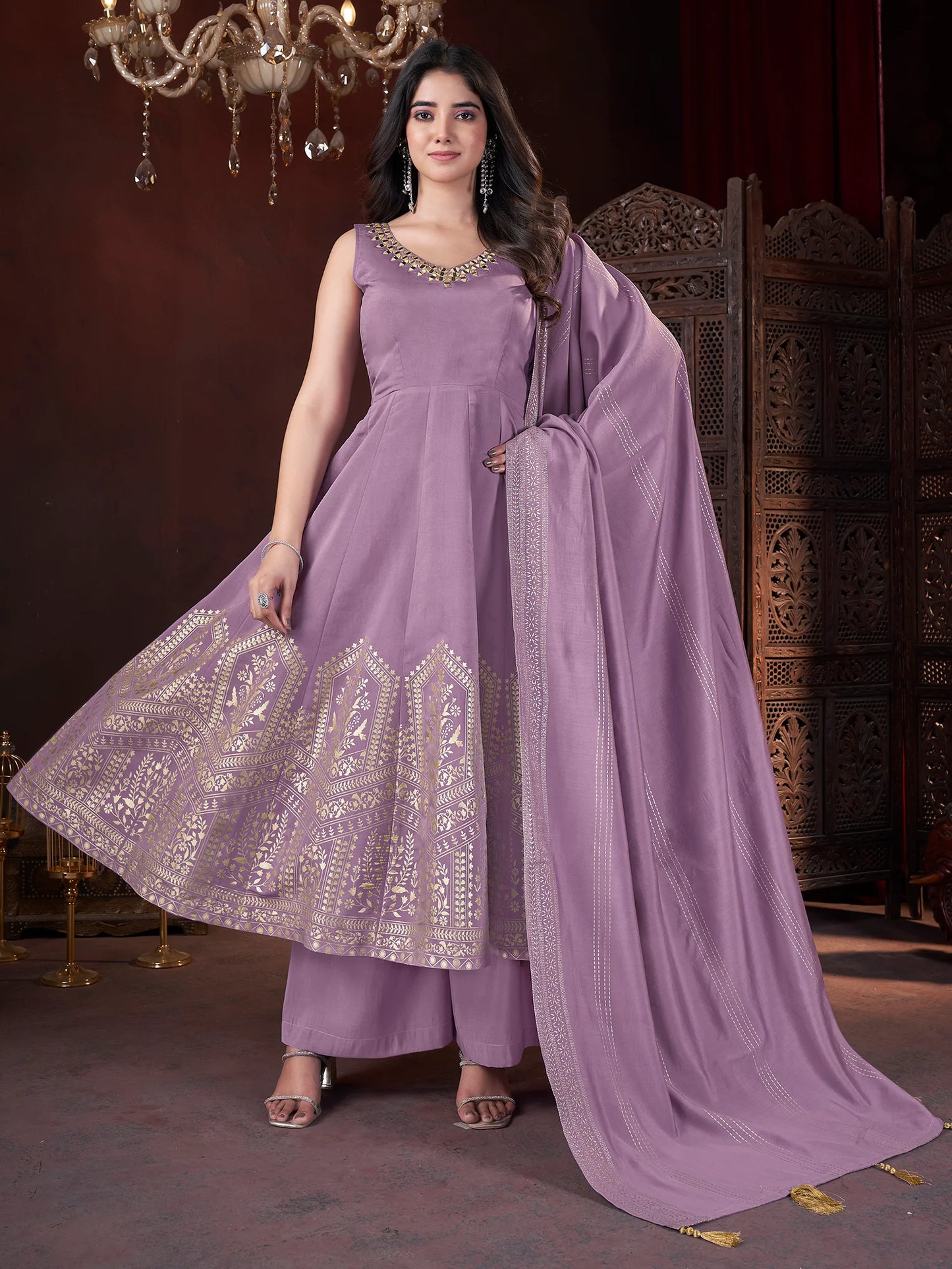 Ready to Wear Lavender Suit