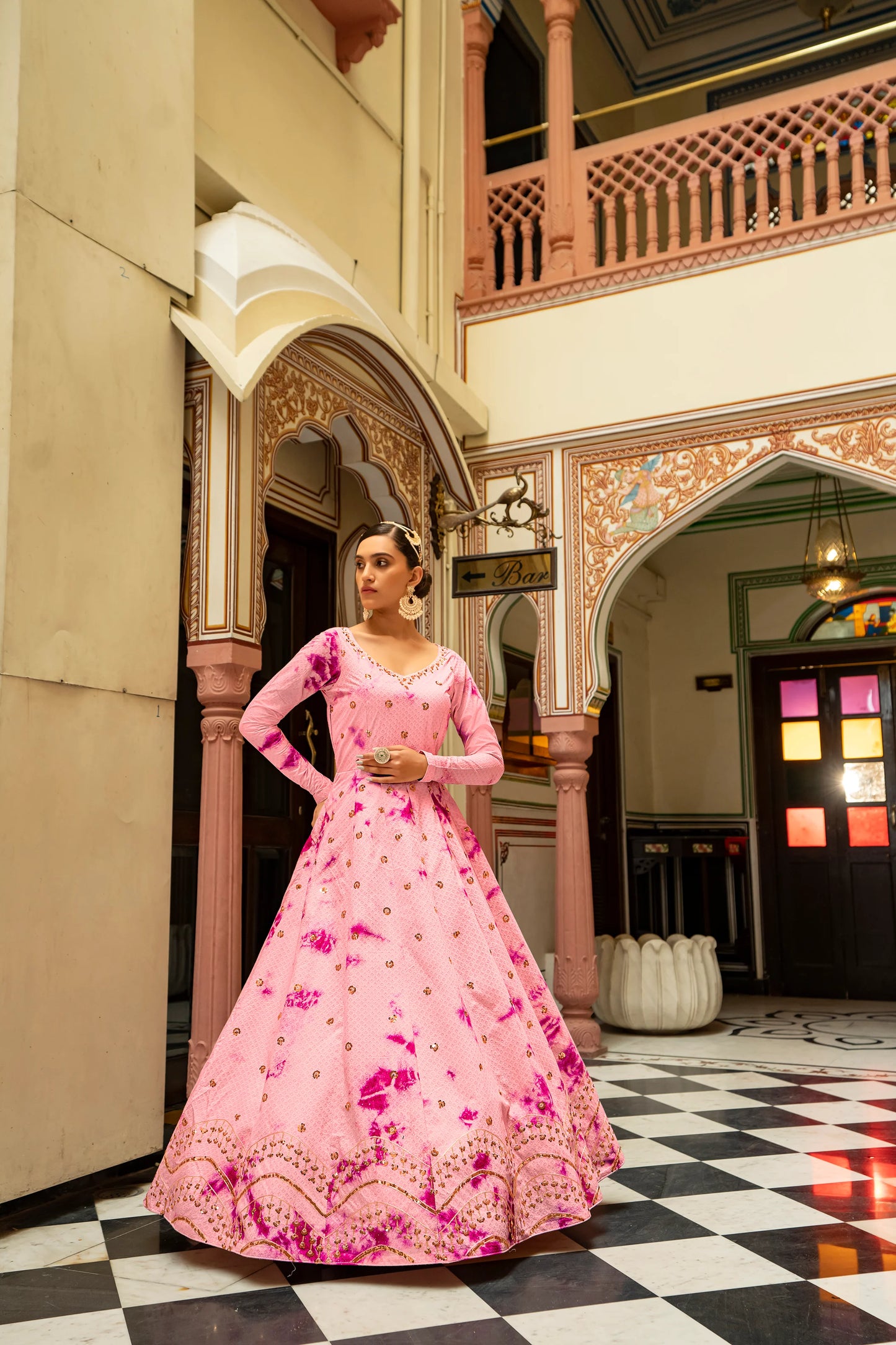 Cotton gown for women