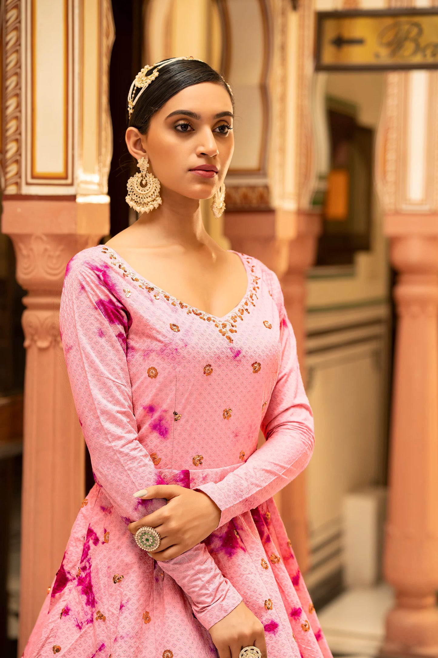 Sequence work gown