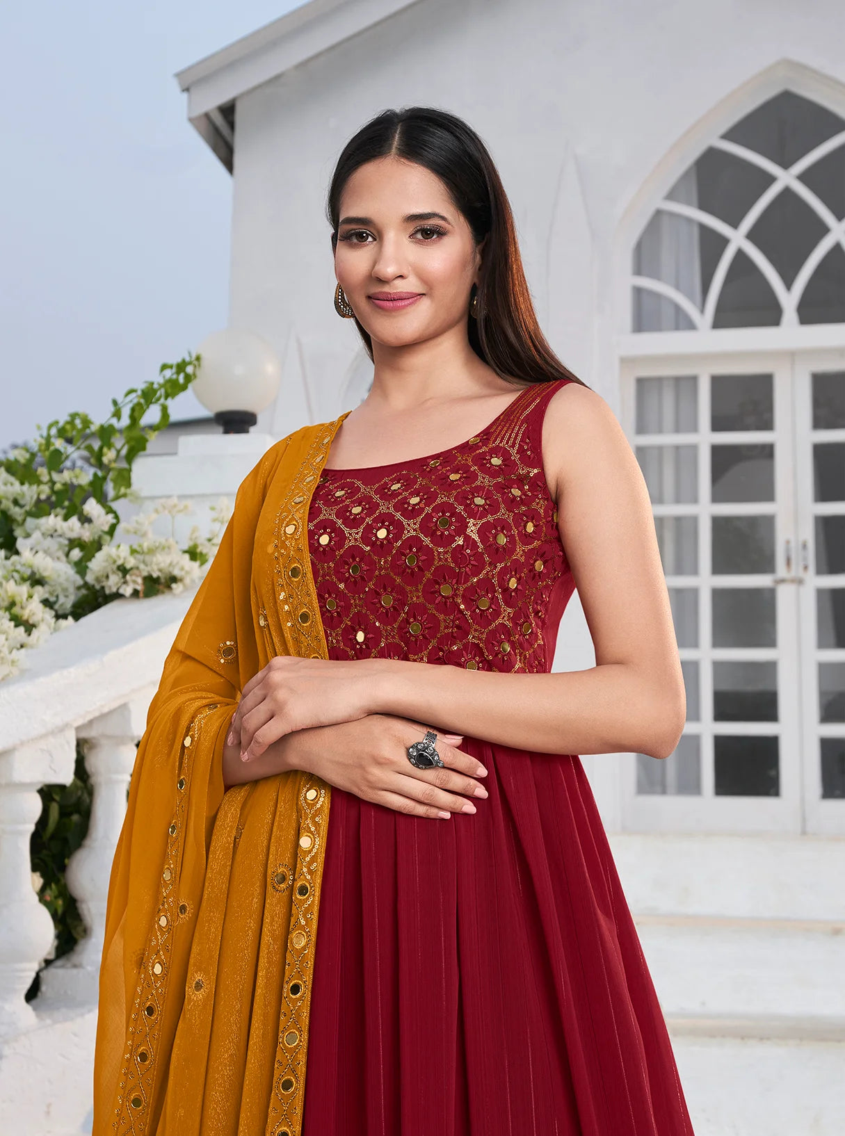 Embroidered salwar suit