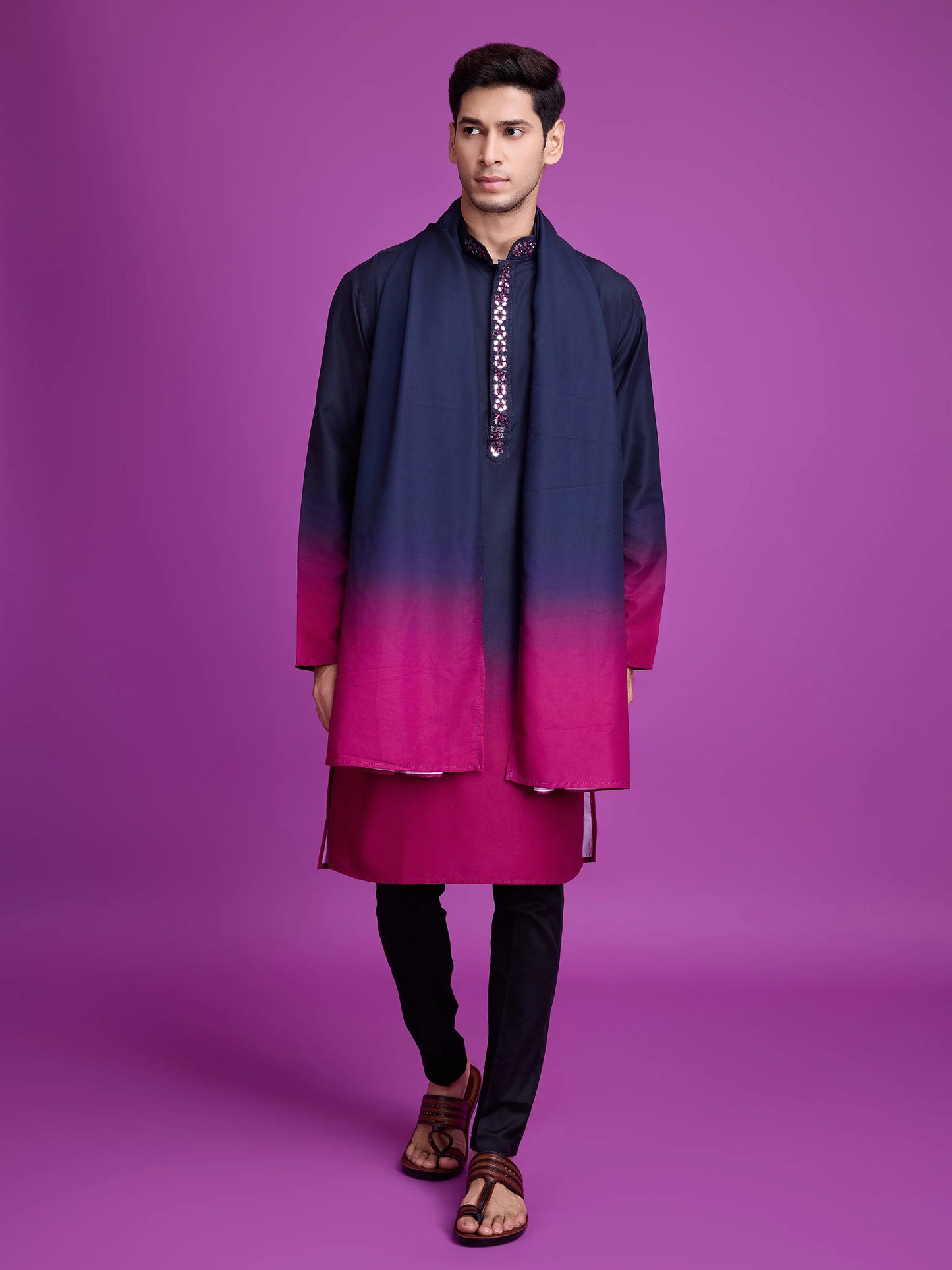 Handcrafted Kurta with Dupatta