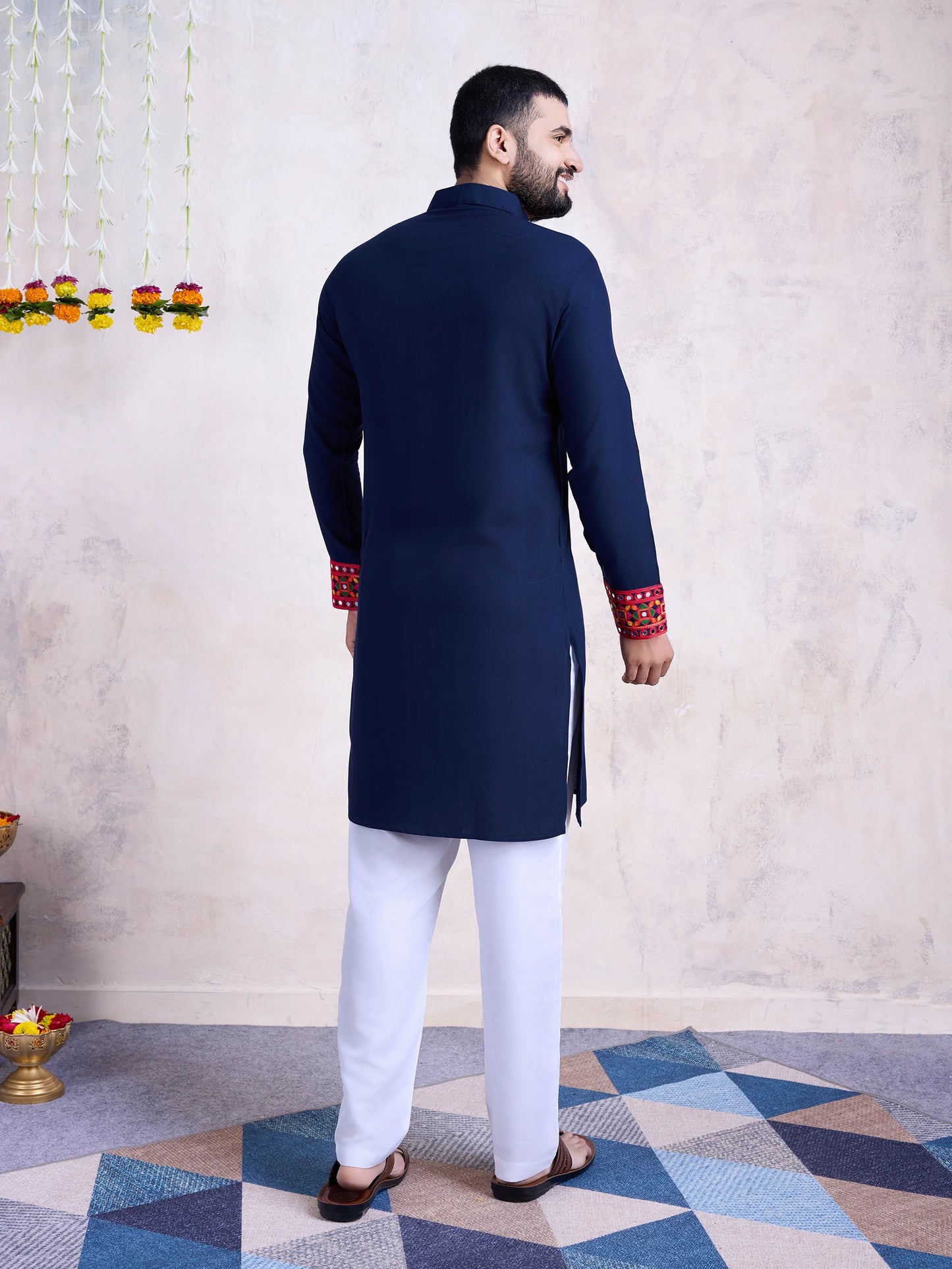 Mirror Work Kurta for Festive Wear