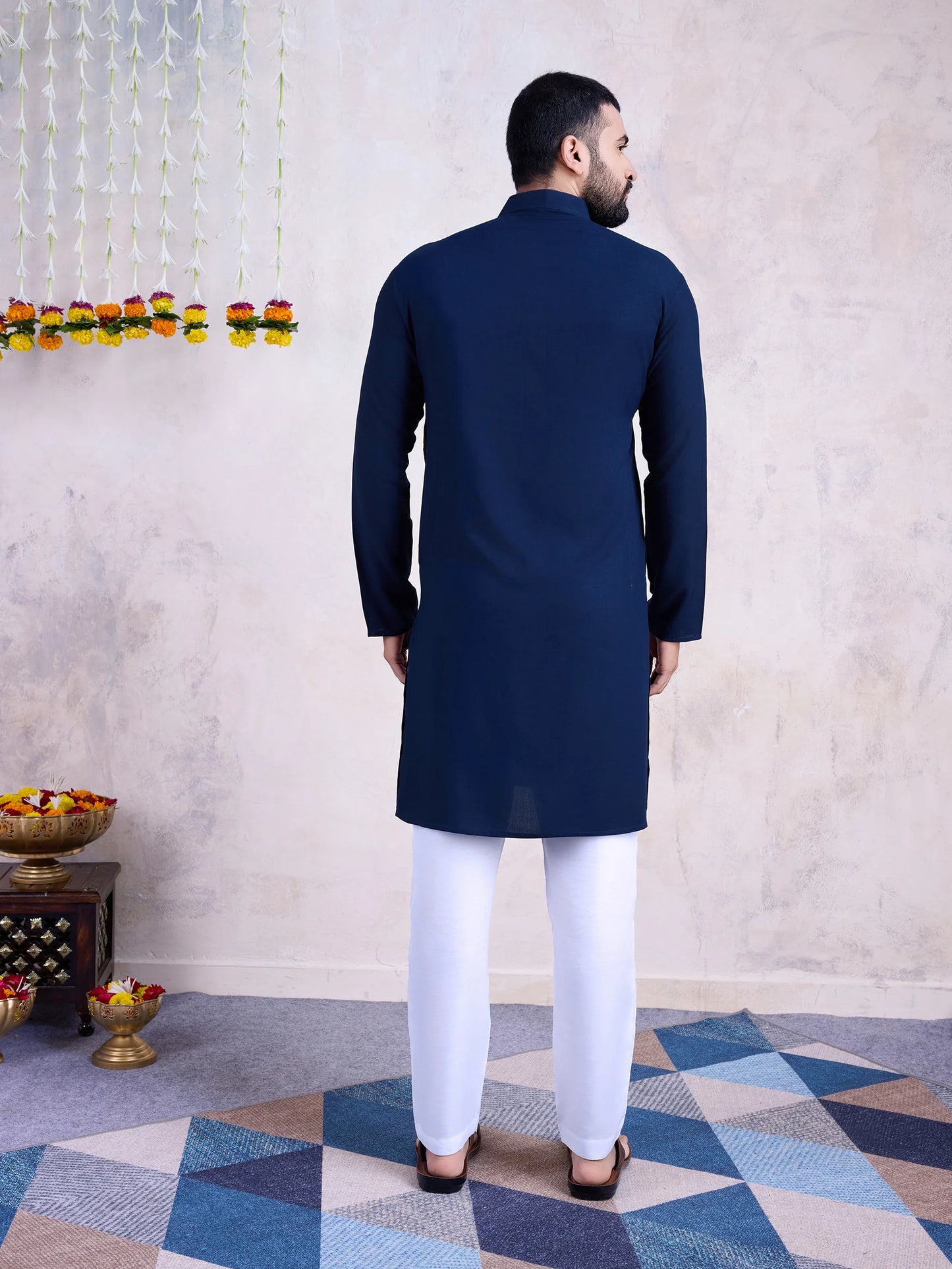 Traditional Navy Kurta