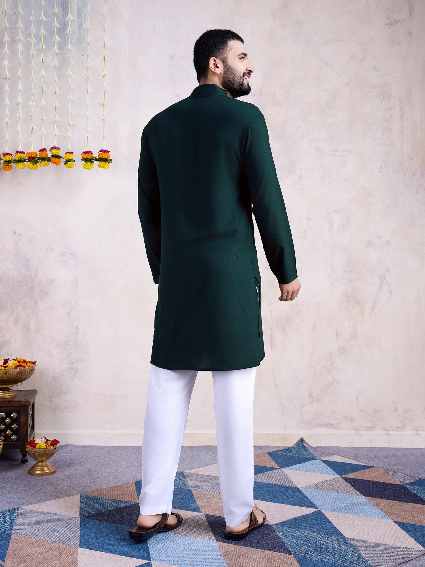 Green Kurta for Festive