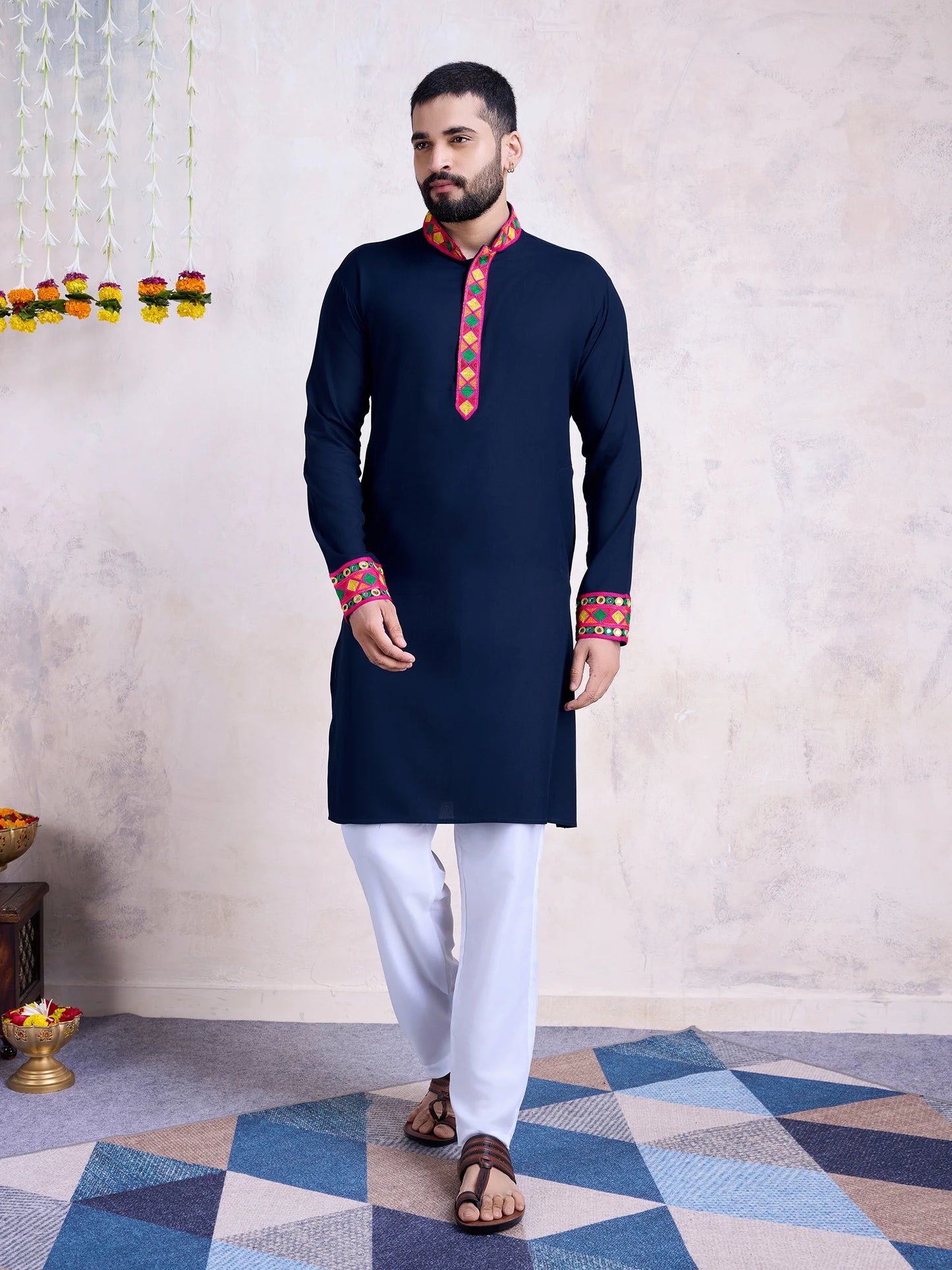 Mirror Work Kurta