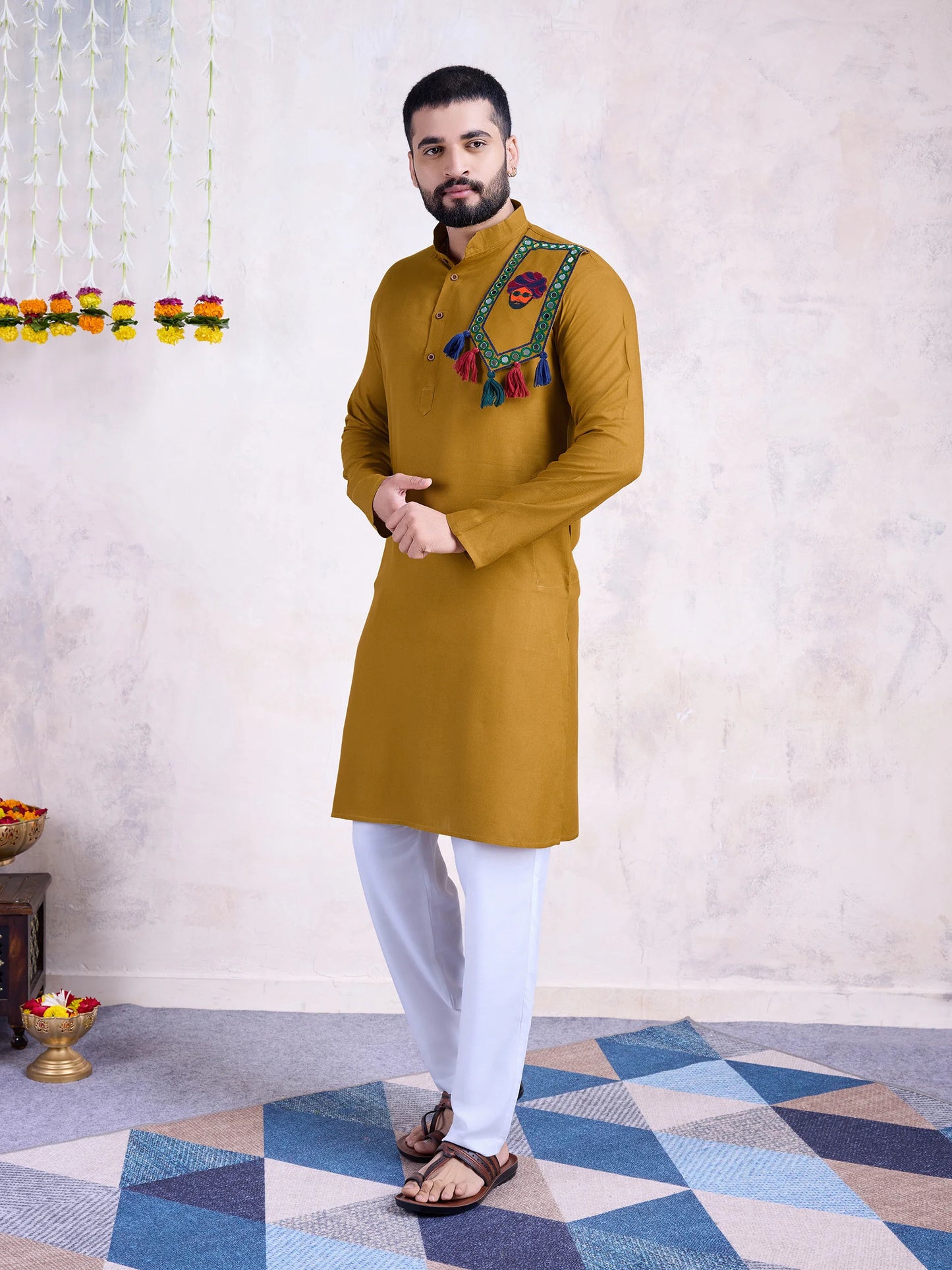 Mirror Work Kurta