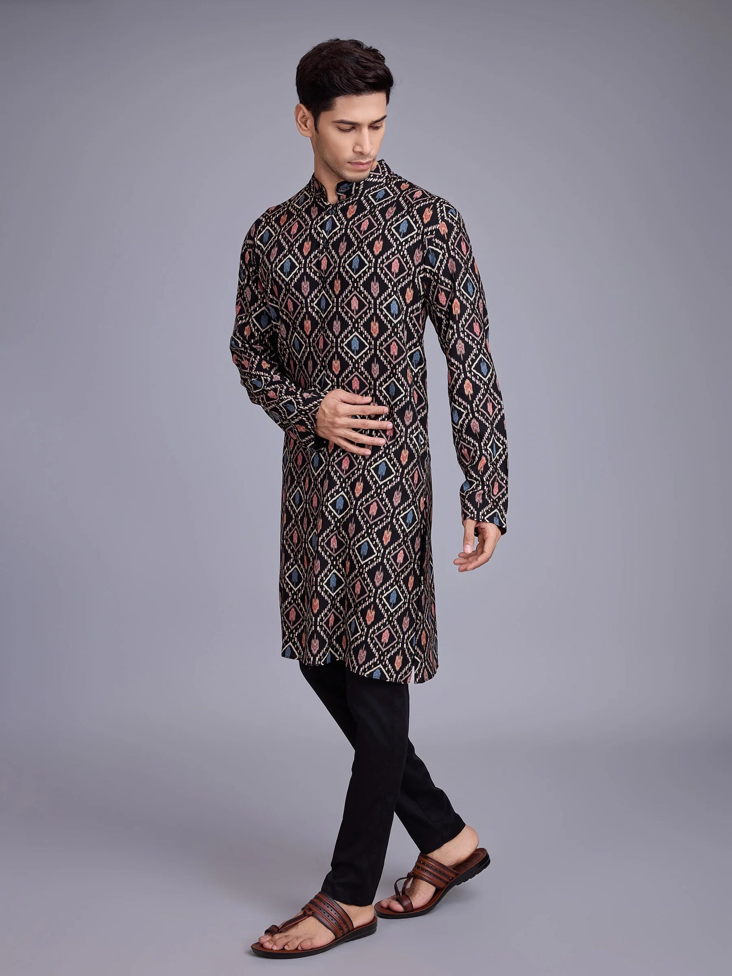 Foil Print Kurta