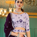 Thread Embroidery Lehenga