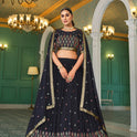 Sequence Work Lehenga