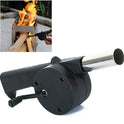 Portable Hand Crank Air Blower Fan For Charcoal Grill BBQ