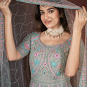 Embroidered Gown