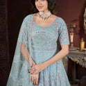 Mirror work gown