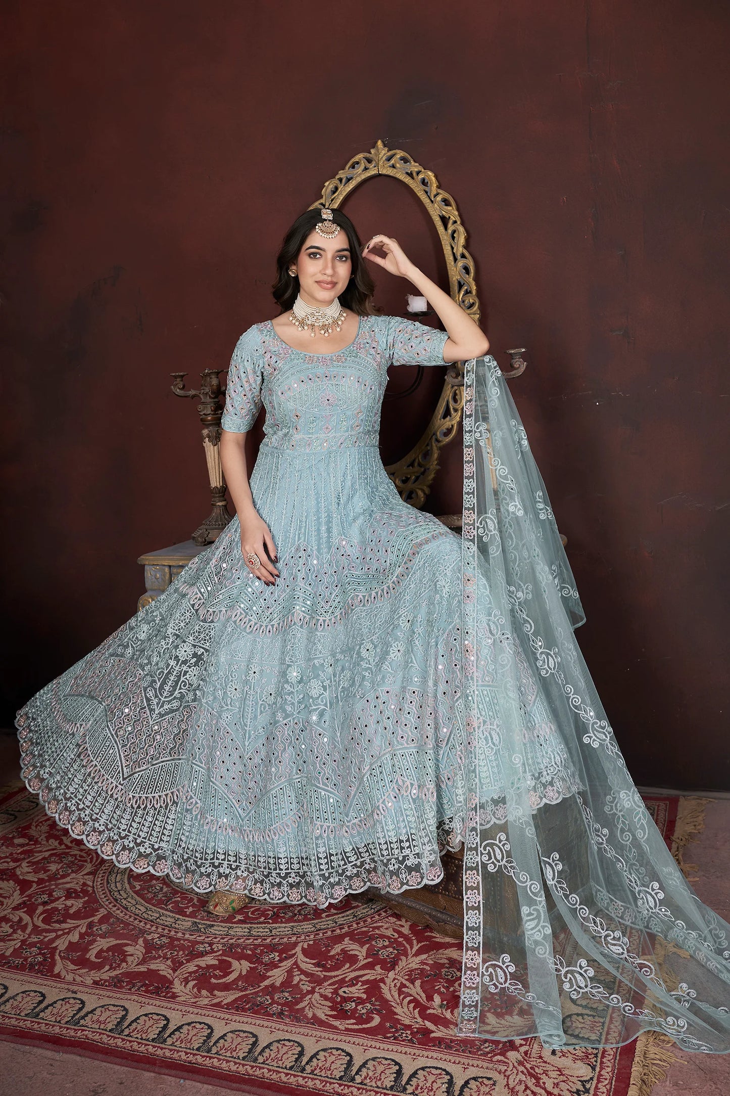 Designer festive gown