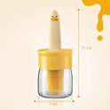 OIL DISPENSER WITH DUCK SILICON BRUSH