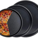 Carbon Steel Pizza Baking Pan - Set of 3