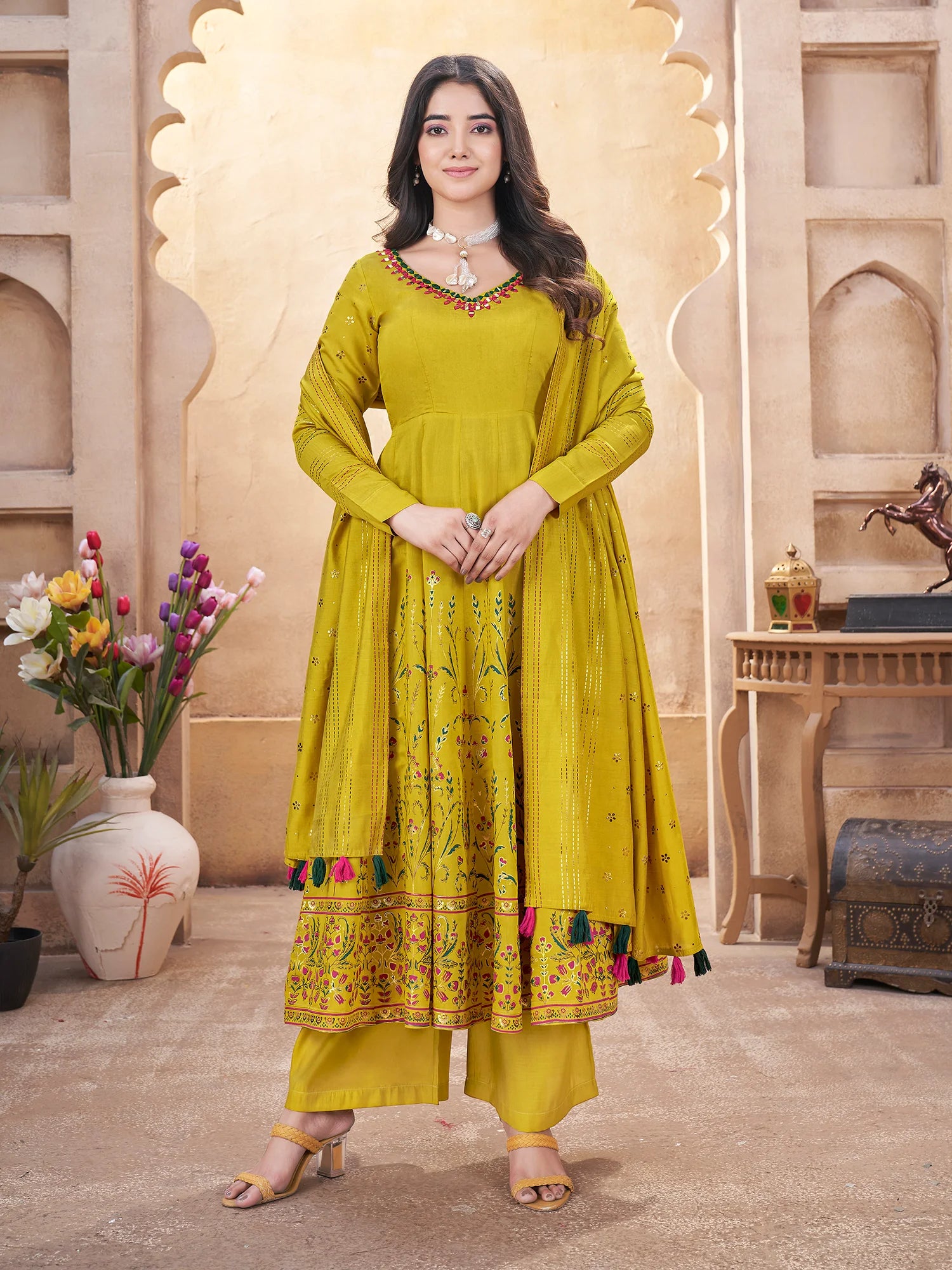 Yellow Suit Set for Women