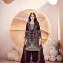 Embroidered suit set