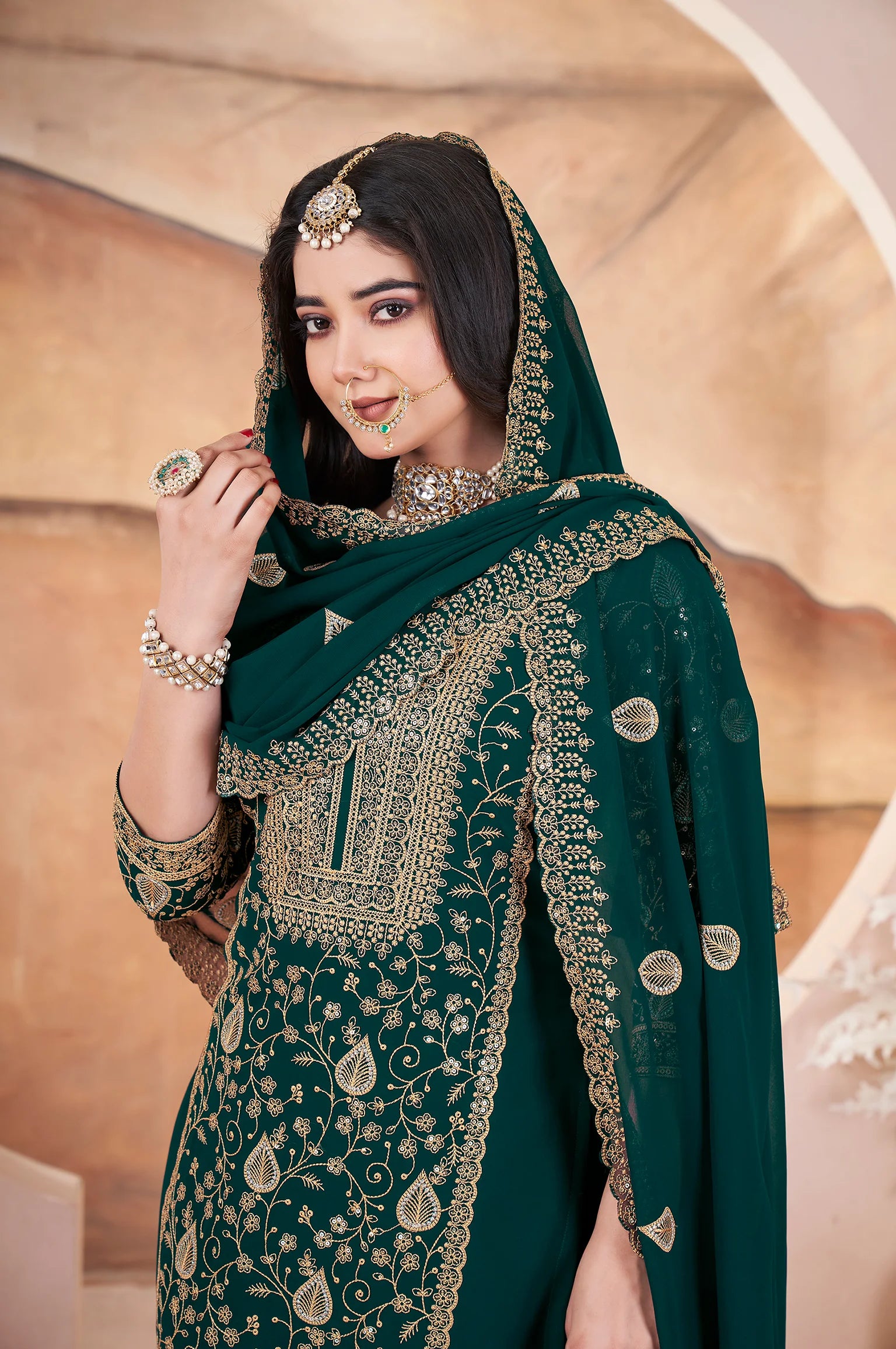 Embroidered Suit Set for Women