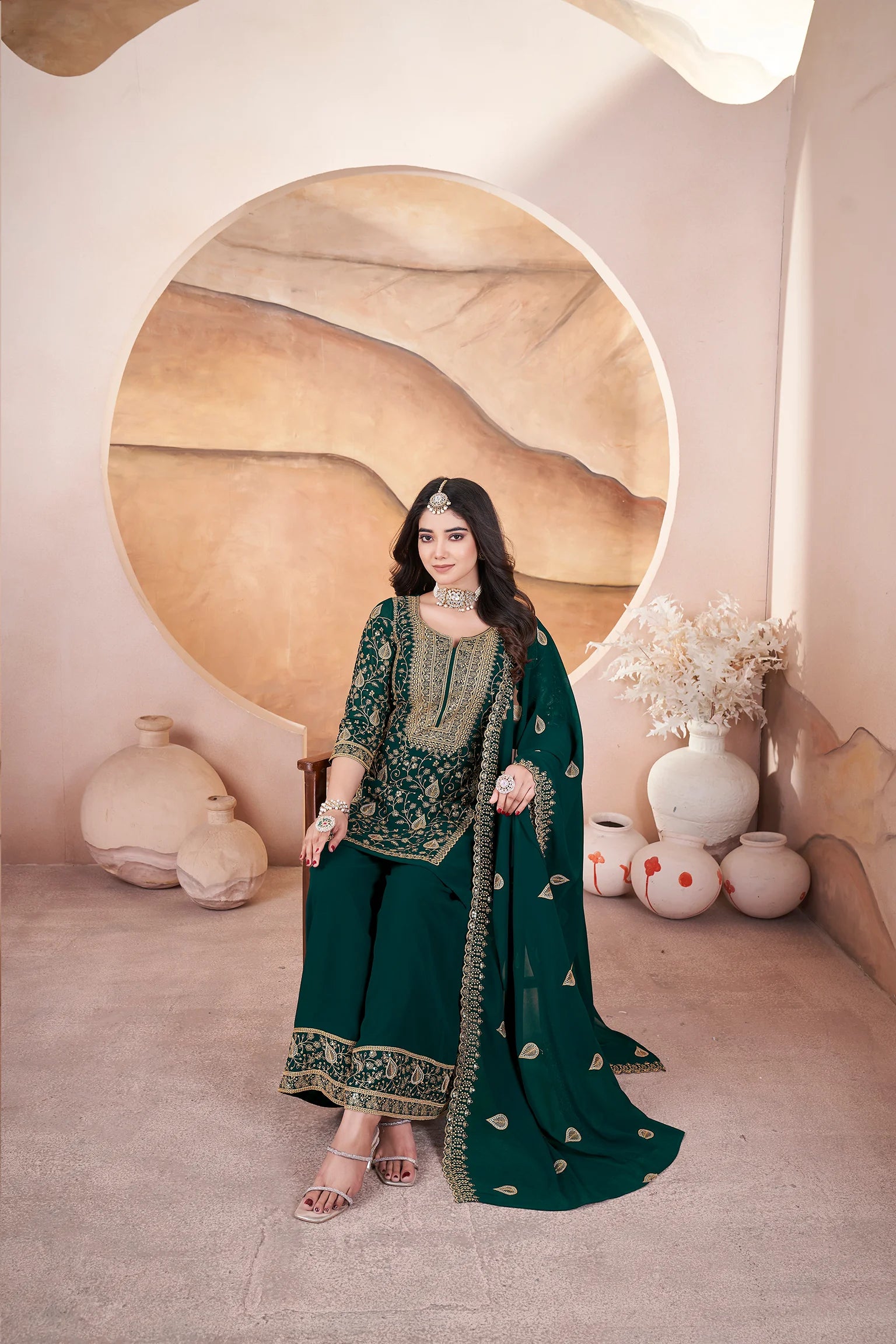Festive Wear Georgette Suit