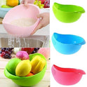 Rice Bowl Pulses, Fruits, Vegetable, Washing Bowl & Strainer