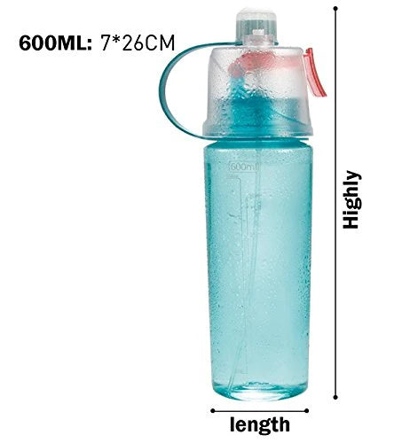 Clleora Sports Spray Water Bottle 600 ML.