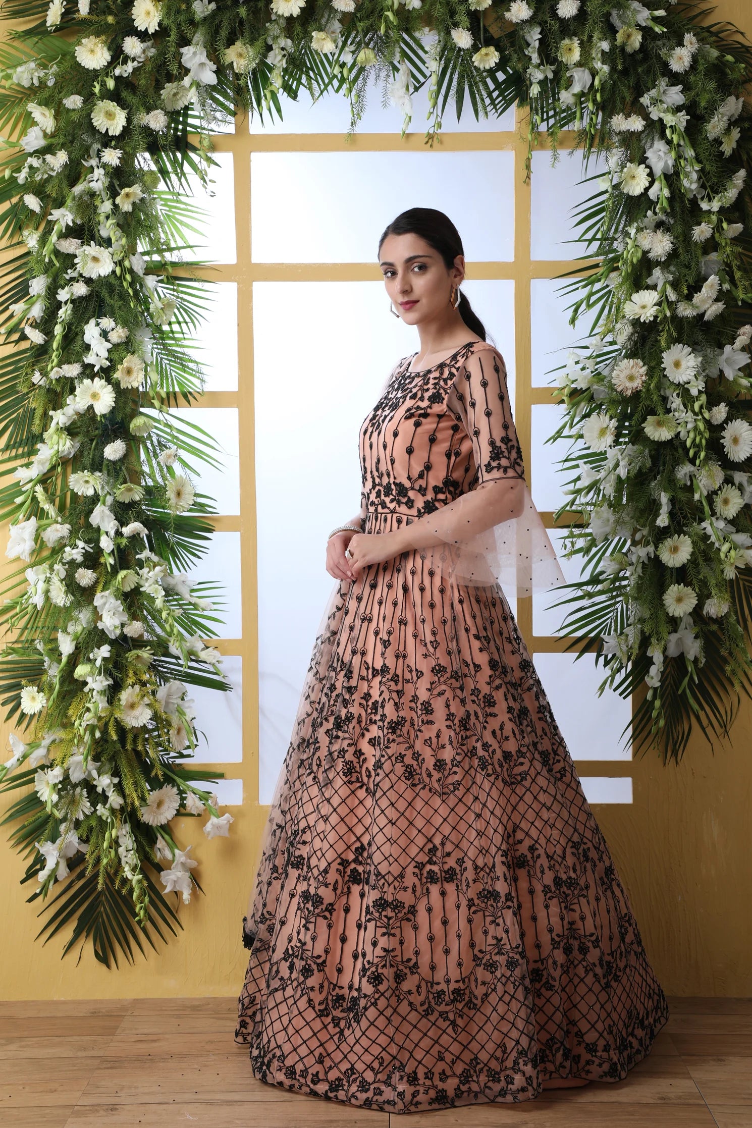 Peach Gown for Women