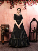Designer Black Gown