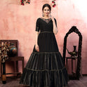 Black Party Wear Gown