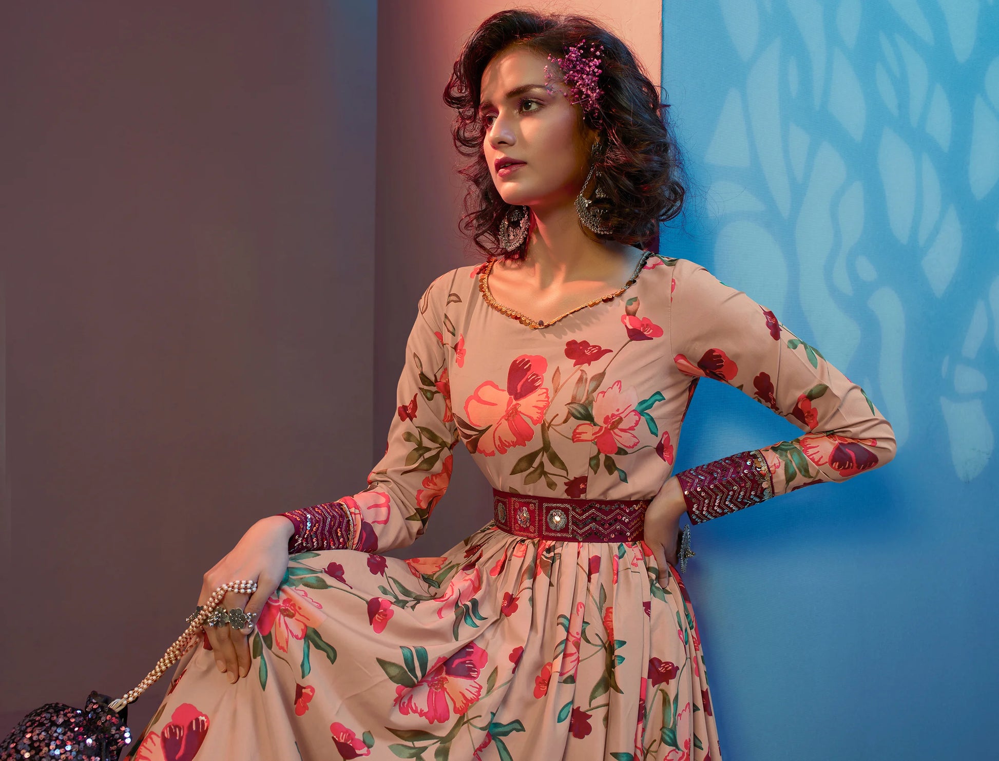 Women’s crepe gown
