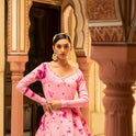 Designer pink gown