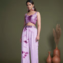 Embroidered choli set