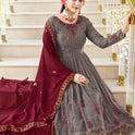 Georgette Palazzo Suit