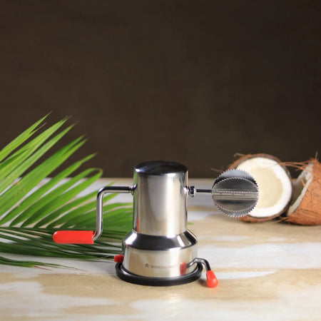 Stainless Steel Coconut Scrapper With Vacuum