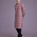 pink kurta for men