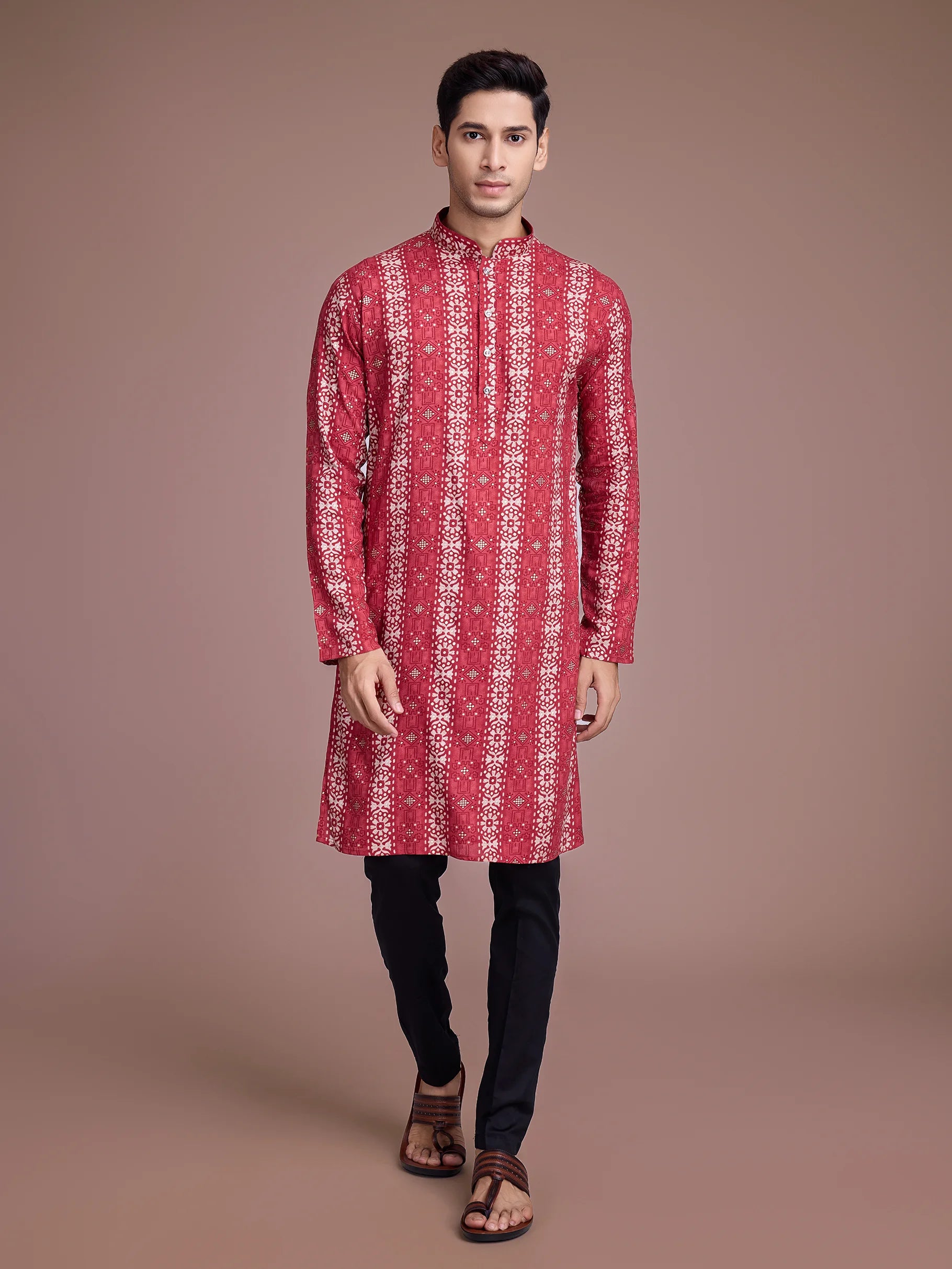 Maroon Kurta for Wedding