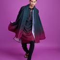 Green and Maroon Kurta