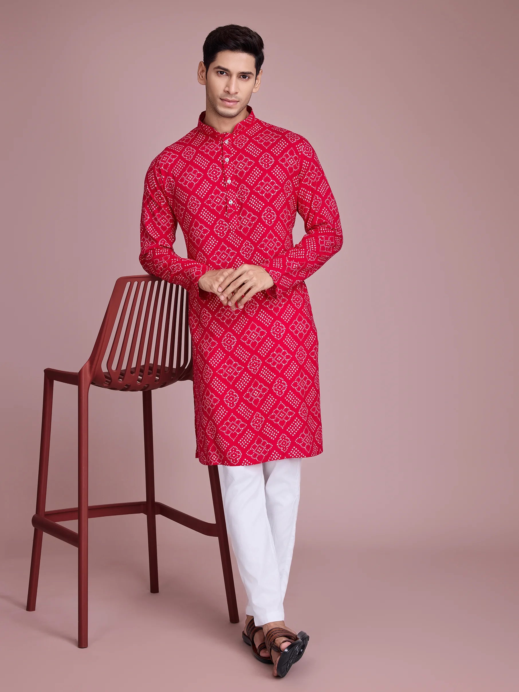 Rani Rayon Kurta for Men
