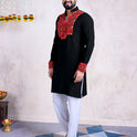 Real Mirror Work Rayon Kurta
