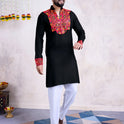 Stylish Black Men's Kurta