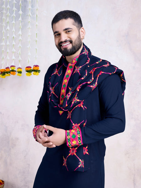 Embroidered Rayon Kurta