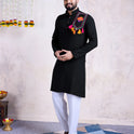 Designer black kurta