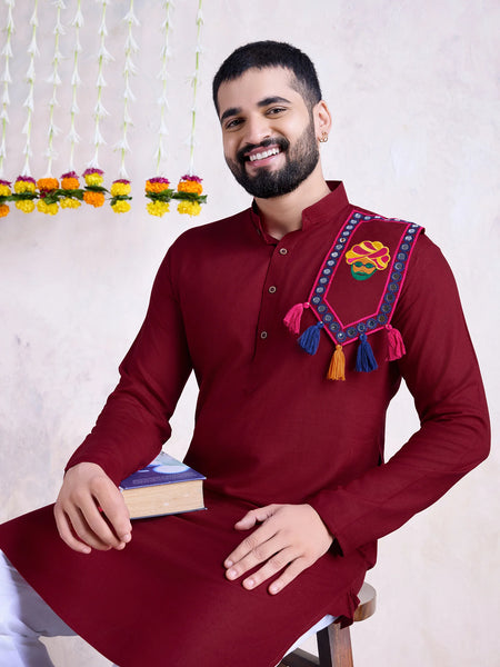 Embroidered Kurta for Men