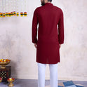 Maroon Kurta with Embroidery