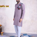 Mirror work kurta for men