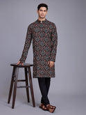 Black Rayon Kurta