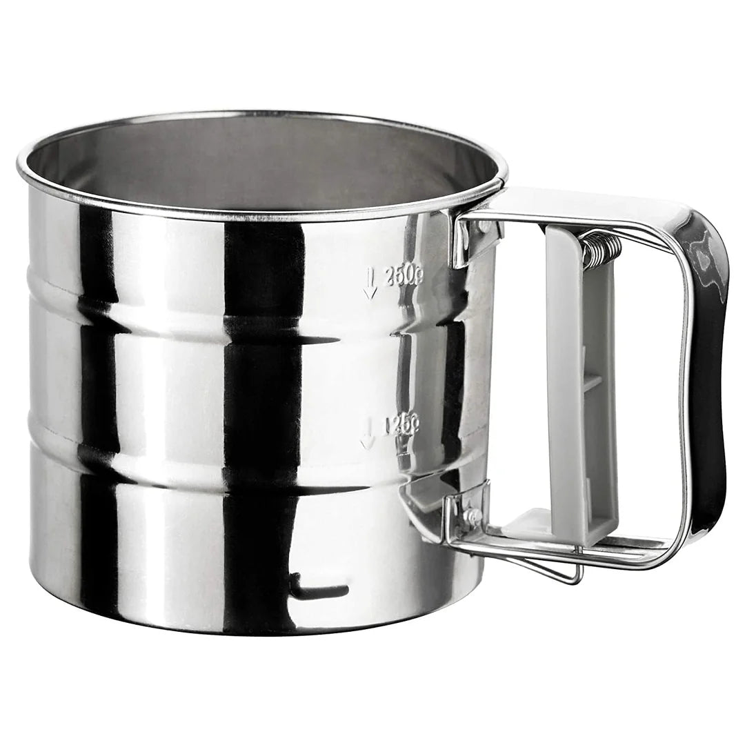 STAINLESS STEEL BAKING FLOUR SIFTER