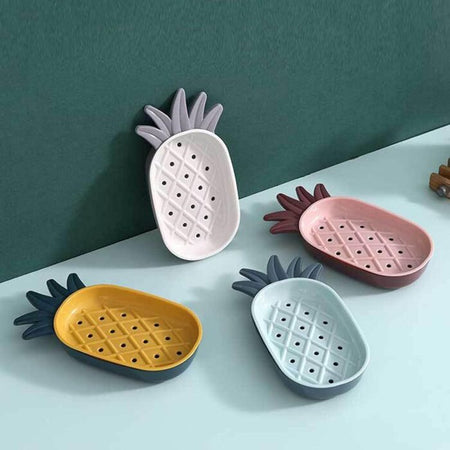 Pineapple Shape Soap Dish  ( Pack of 2 )