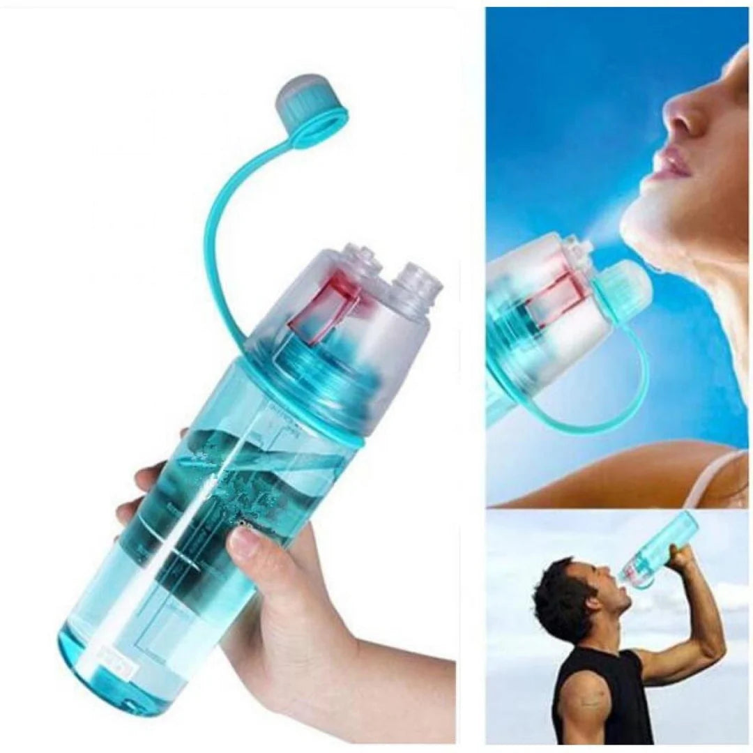 Clleora Sports Spray Water Bottle 600 ML.