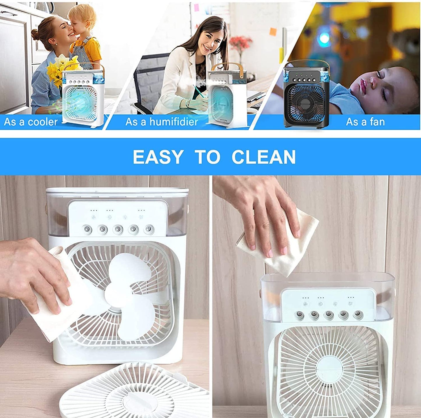 Portable Air Cooler Fan Mini Cooler