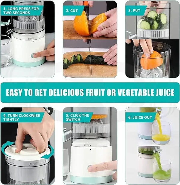 Rechargeable Citrus Juicer.